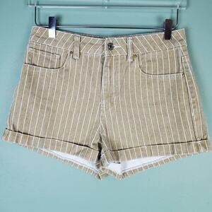 Pacsun Mom Striped Cuffed Short Size 26